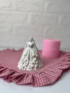 قالب سیلیکونی شمع عروس با طراحی شیک و خاص